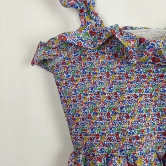 J.Crew x Liberty M Tank Top Favourite Flowers Print Floral Print Smocked - Picture 7 of 10